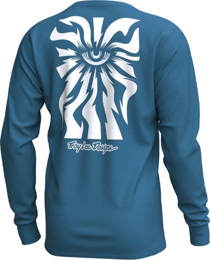 Troy Lee Designs Skyline Ride-shirt met lange mouwen, blauw 2/2