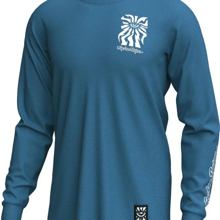 Troy Lee Designs Skyline Ride Long-Sleeve Jersey - Blue