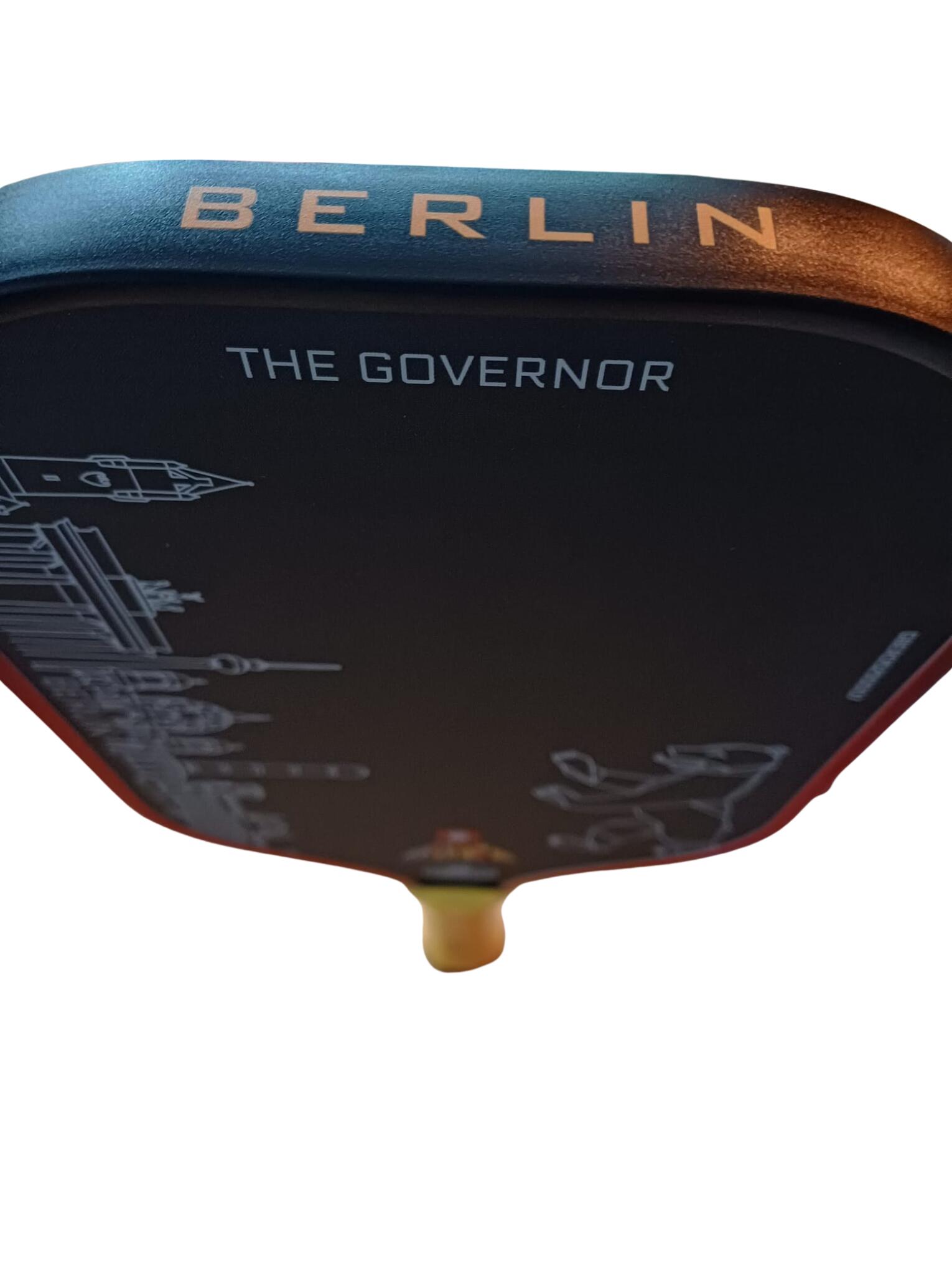 Pickleball-Schläger The Governor Berlin, USAP Zertifiziert, 42 cm, Rohkohlefaser 2/3