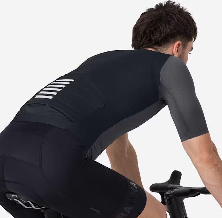 Maillot de manga corta de entrenamiento Rapha Pro Team Gris/Negro 6/6