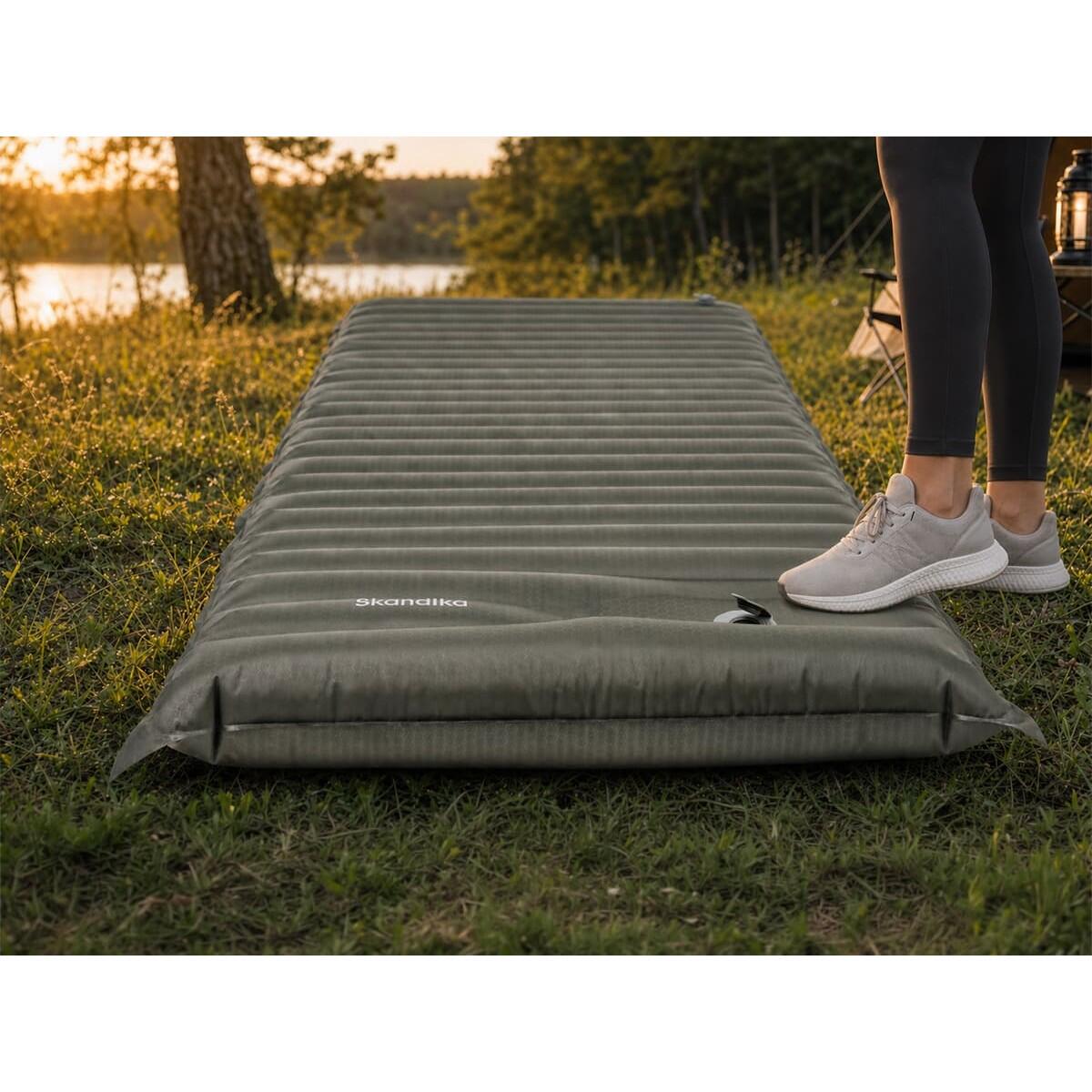 Luchtbed Dromluft - opblaasbaar matras - 205 x 65 cm - 8 cm dik 4/10