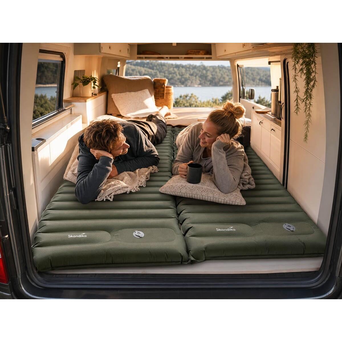 Luchtbed Dromluft - opblaasbaar matras - 205 x 65 cm - 8 cm dik 8/10