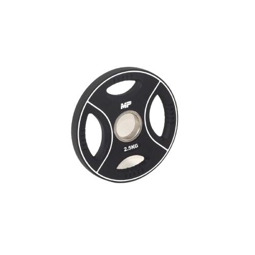 Muscle Power 2.5 kg Polyurethaan 4 Grip Halterschijf 50 mm 2/6
