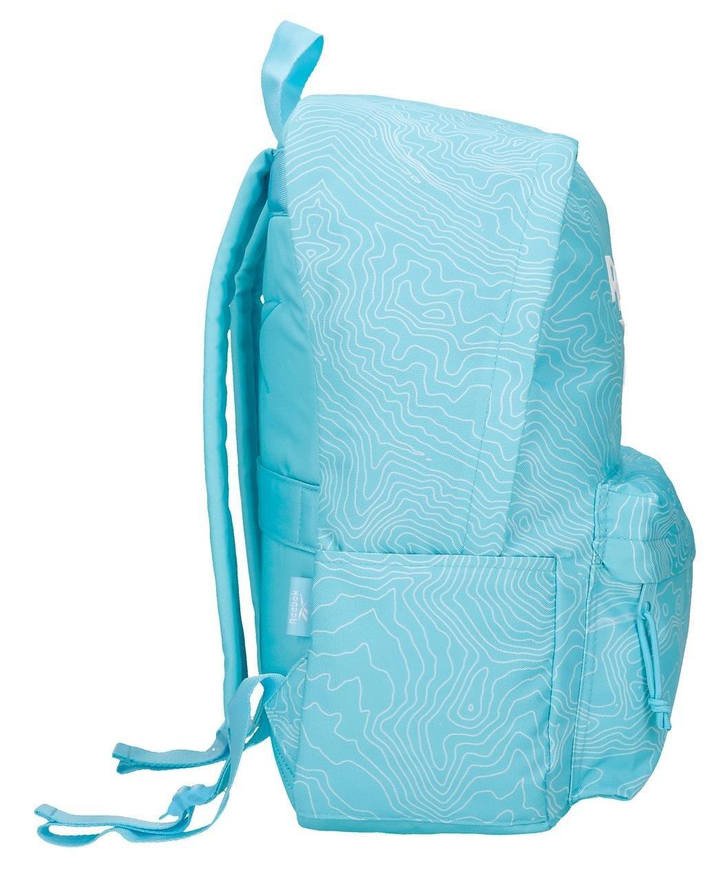 Mochila escolar Reebok Madison 31x45x15 cm turquesa 4/5