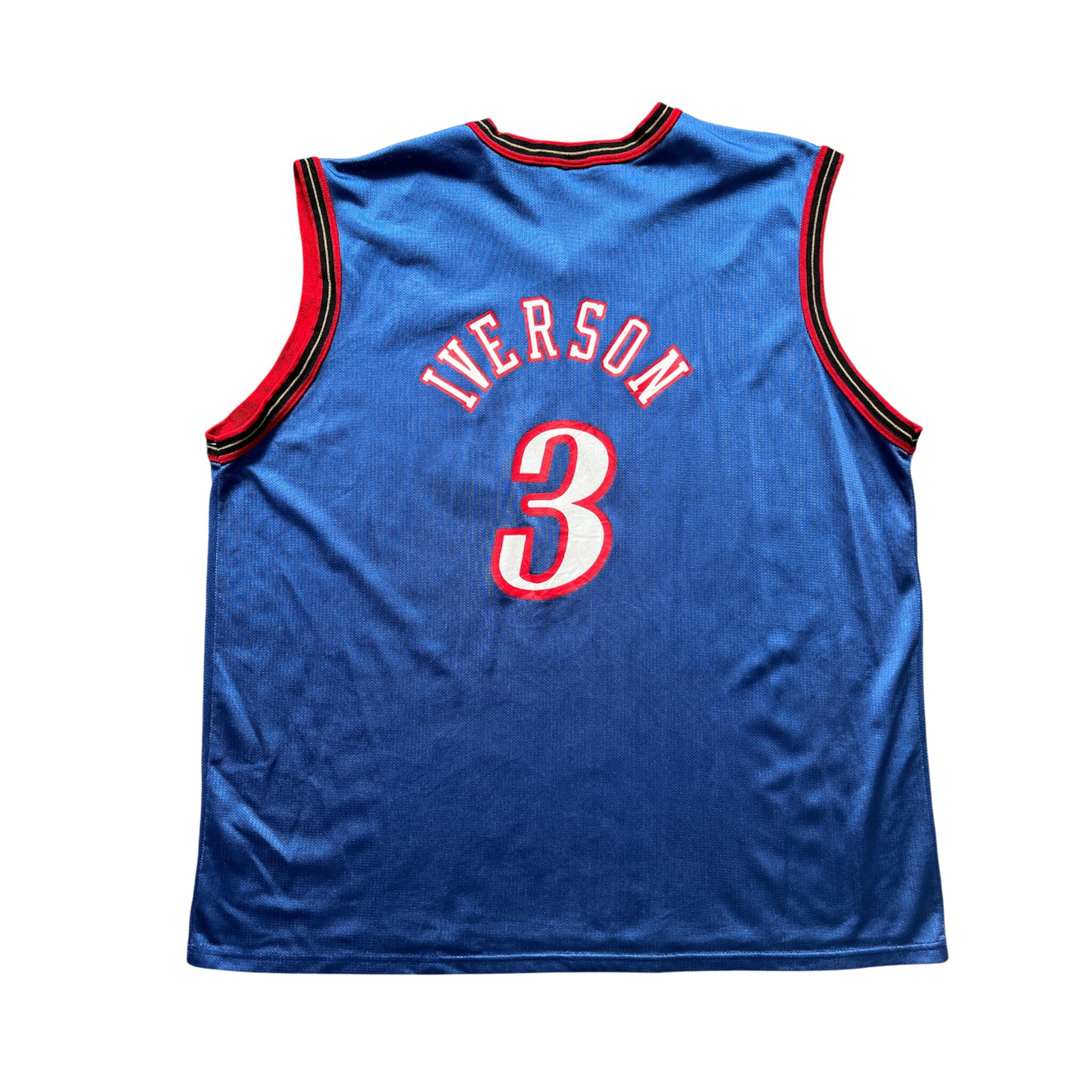 Segunda vida - Camisola NBA Philadelphia Sixers 1999/2000 Iverson - Como novo 2/2