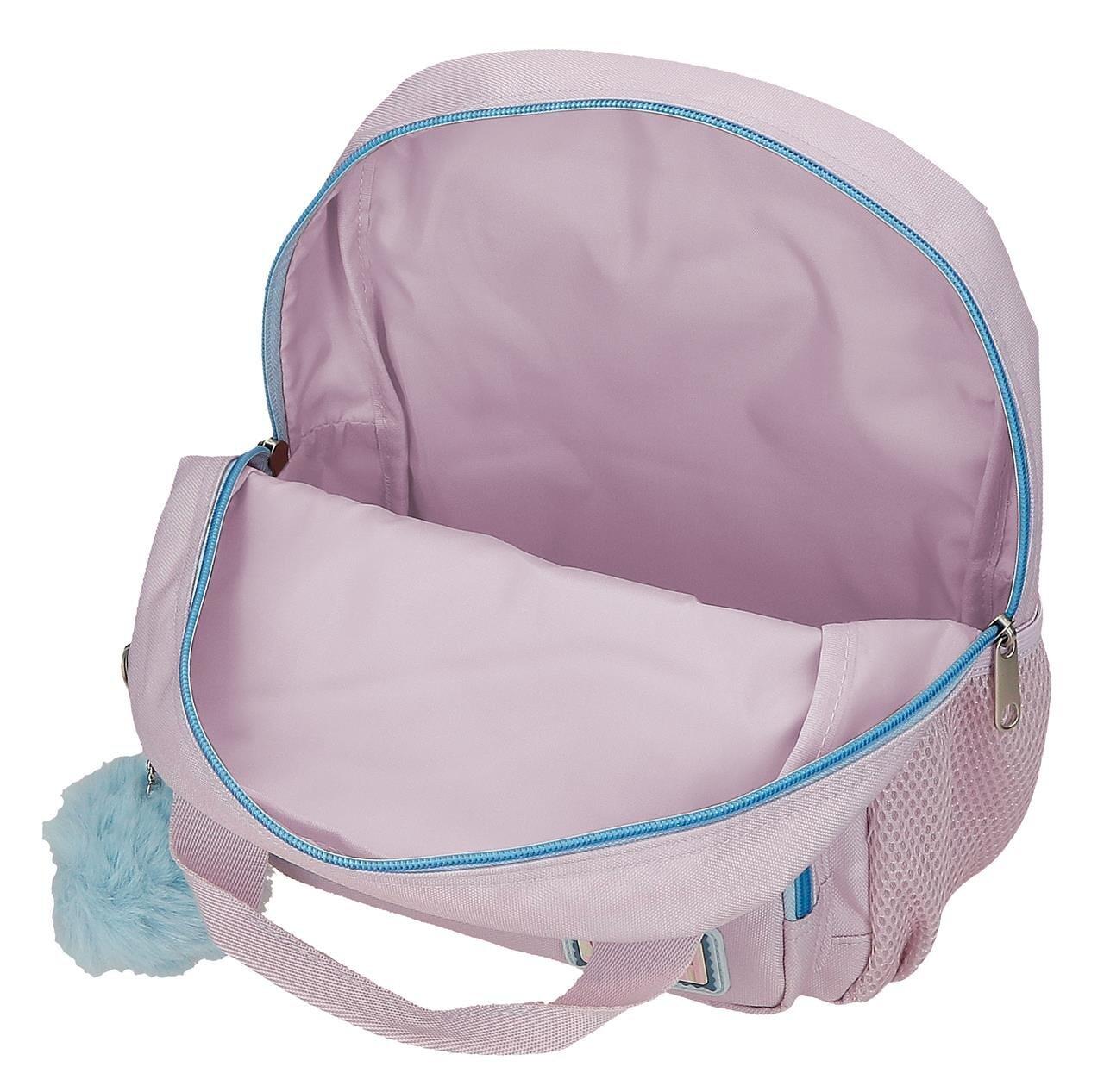 Mochila escolar adaptável a carrinho Stitch from Hawaii 23x28x10 cm nude 3/5