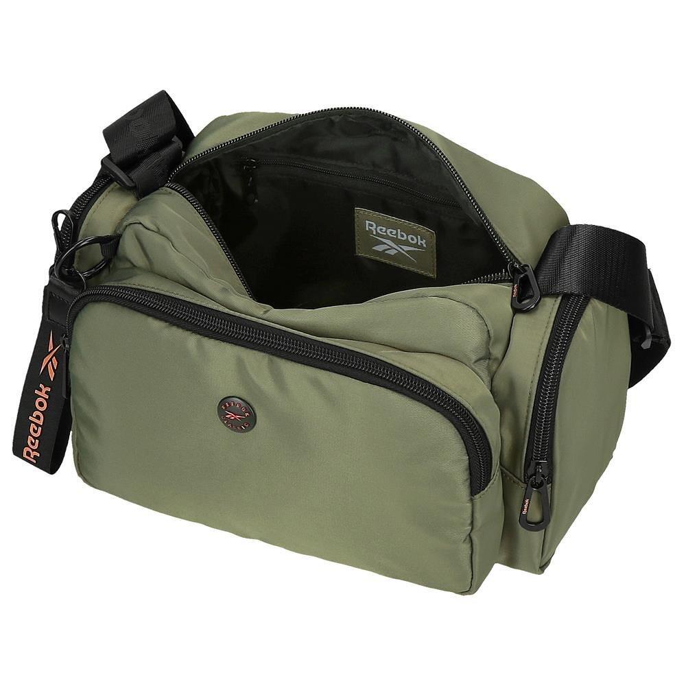 Bolsa tiracolo Reebok Leia 20x16x9 cm caqui 3/5