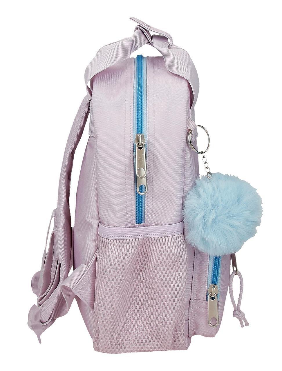 Mochila escolar adaptável a carrinho Stitch from Hawaii 23x28x10 cm nude 4/5
