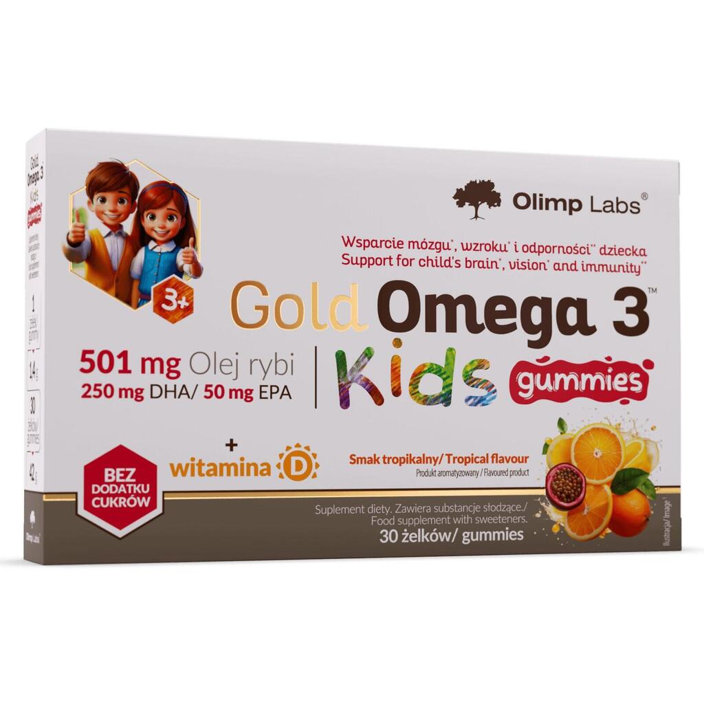 Olimp Gold Omega 3 Kids Gummies 30 Gummies Tropical