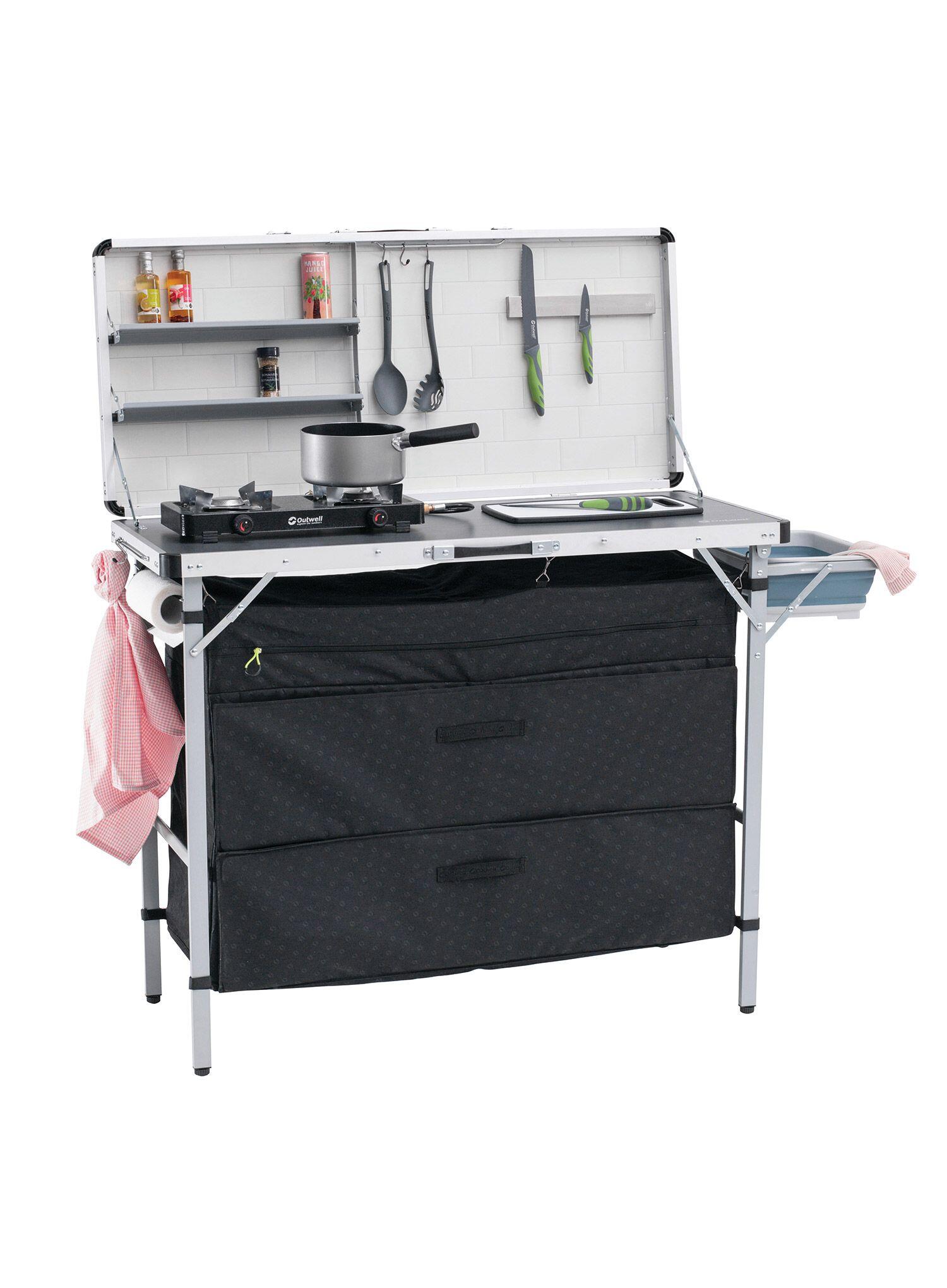 Szafka kempingowa Outwell Magante Kitchen Unit - midnight black 3/7