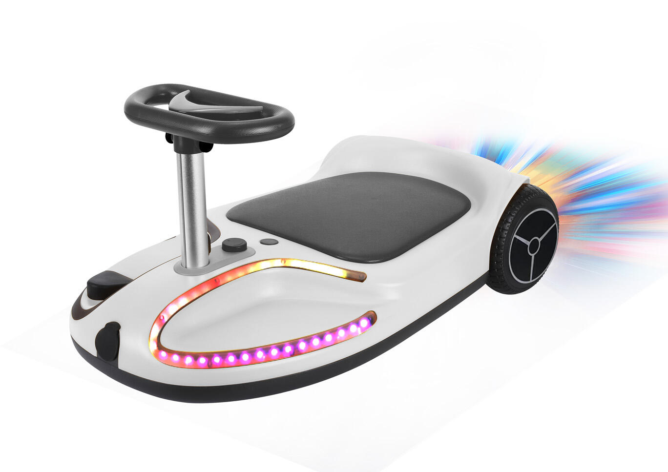 Trottinette  Flow Glide  Gokart  Blanc 3/7