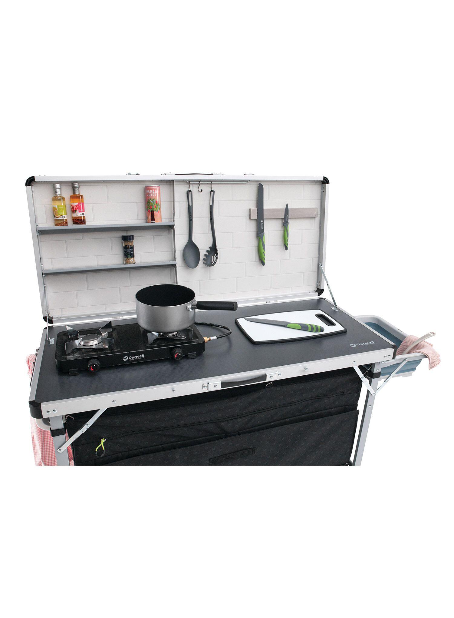 Szafka kempingowa Outwell Magante Kitchen Unit - midnight black 5/7