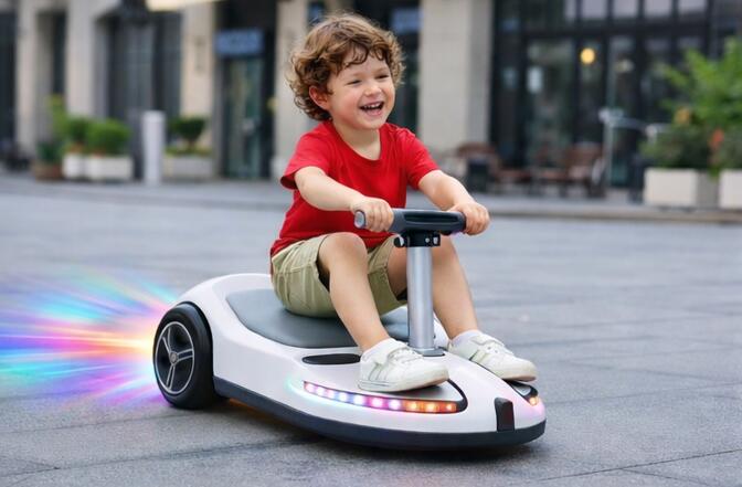Trottinette  Flow Glide  Gokart  Blanc 4/7