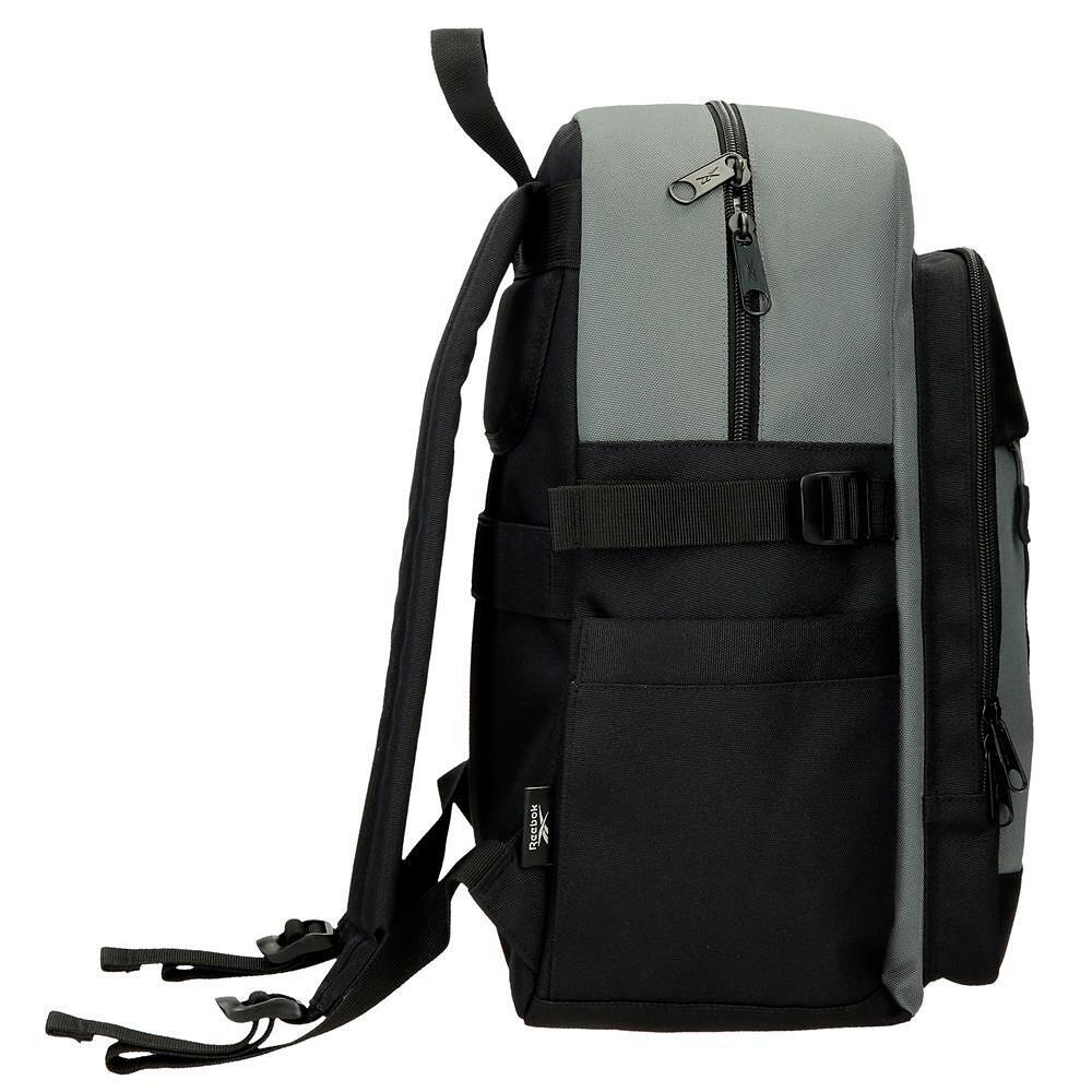 Mochila porta ordenador Reebok Baltimore 28x40x16 cm gris 4/5