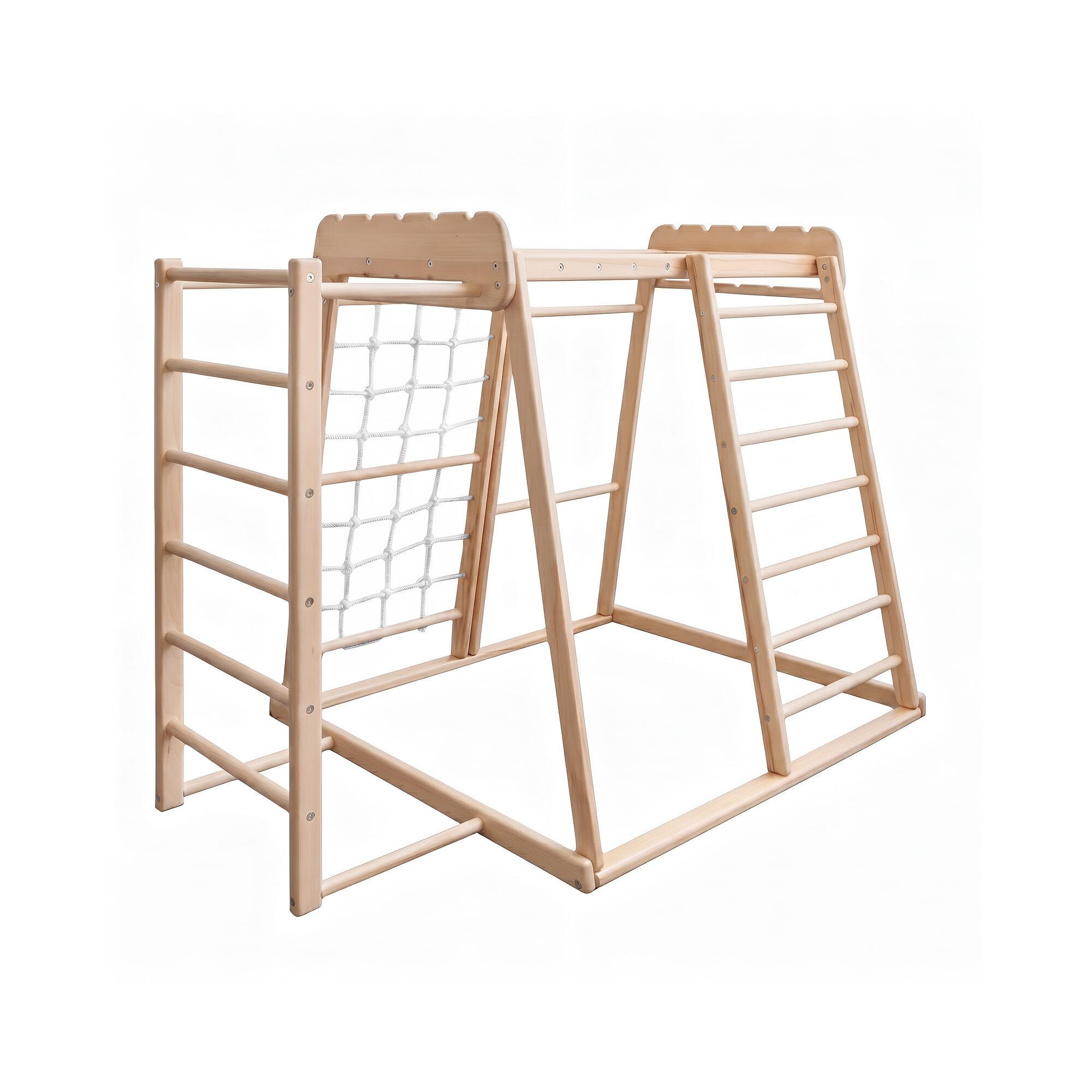 Domowy Plac Zabaw Skandiko Basic - Drewno 3/7