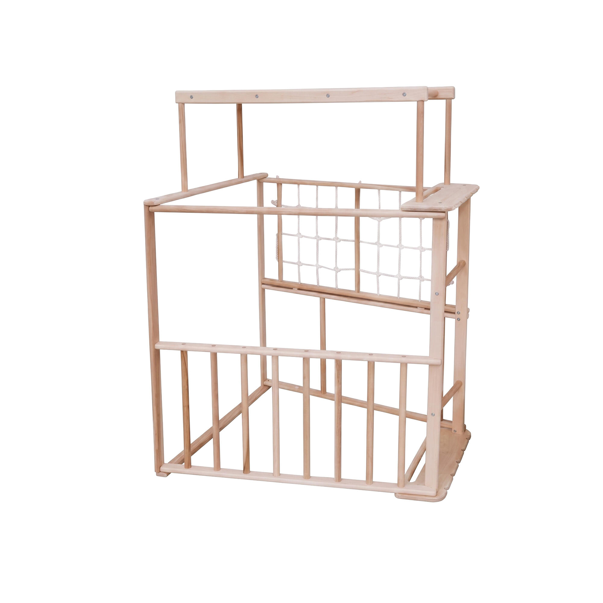 Domowy Plac Zabaw Skandiko Basic - Drewno 2/7