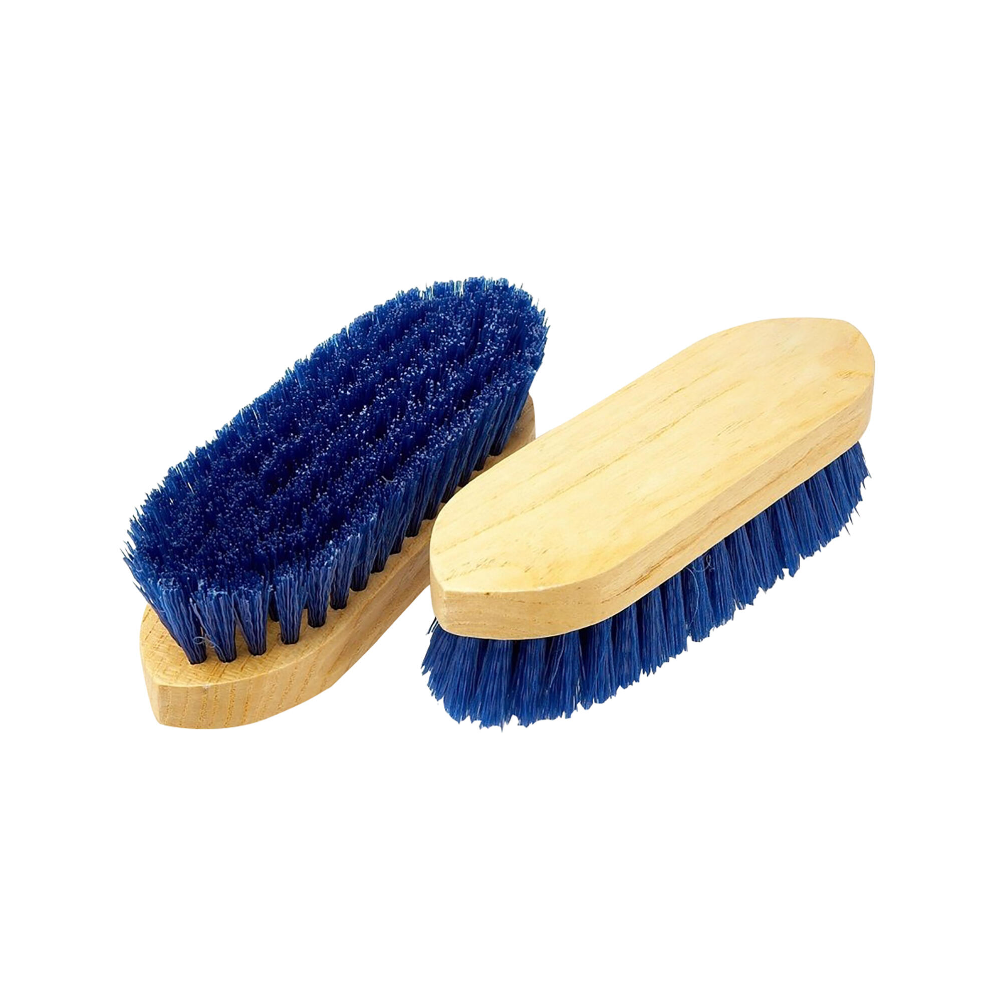 VALE BROTHERS Equerry Wooden Polypropylene Dandy Brush (Blue)