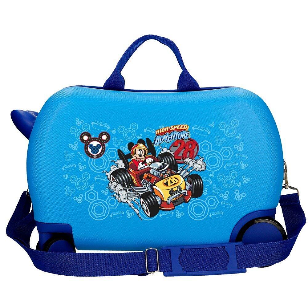 Mala infantil High speed Mickey ABS com capacidade de 24L azul escuro 2/5