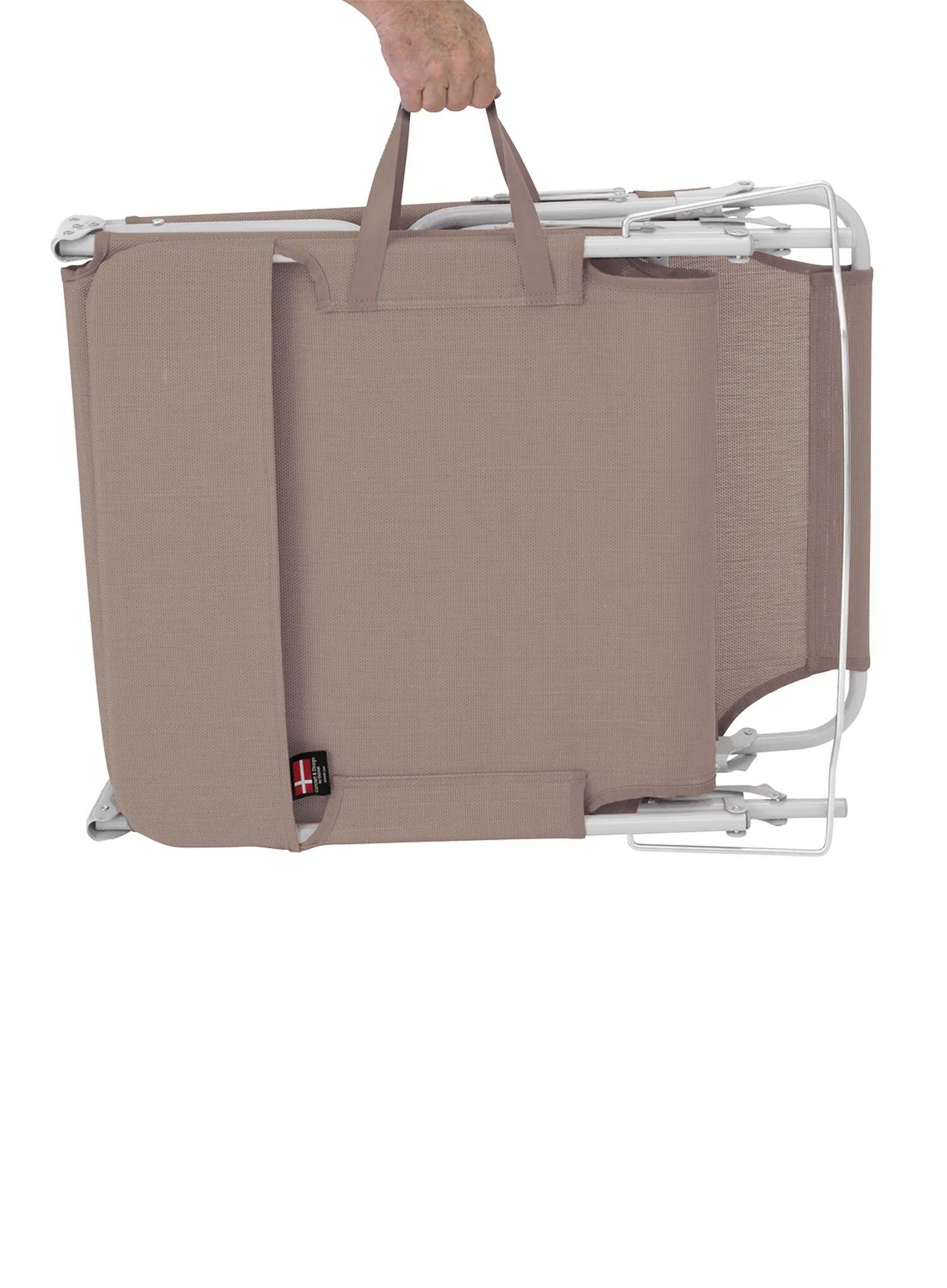 Leżak kempingowy Outwell Tenby - toffee tint 3/6
