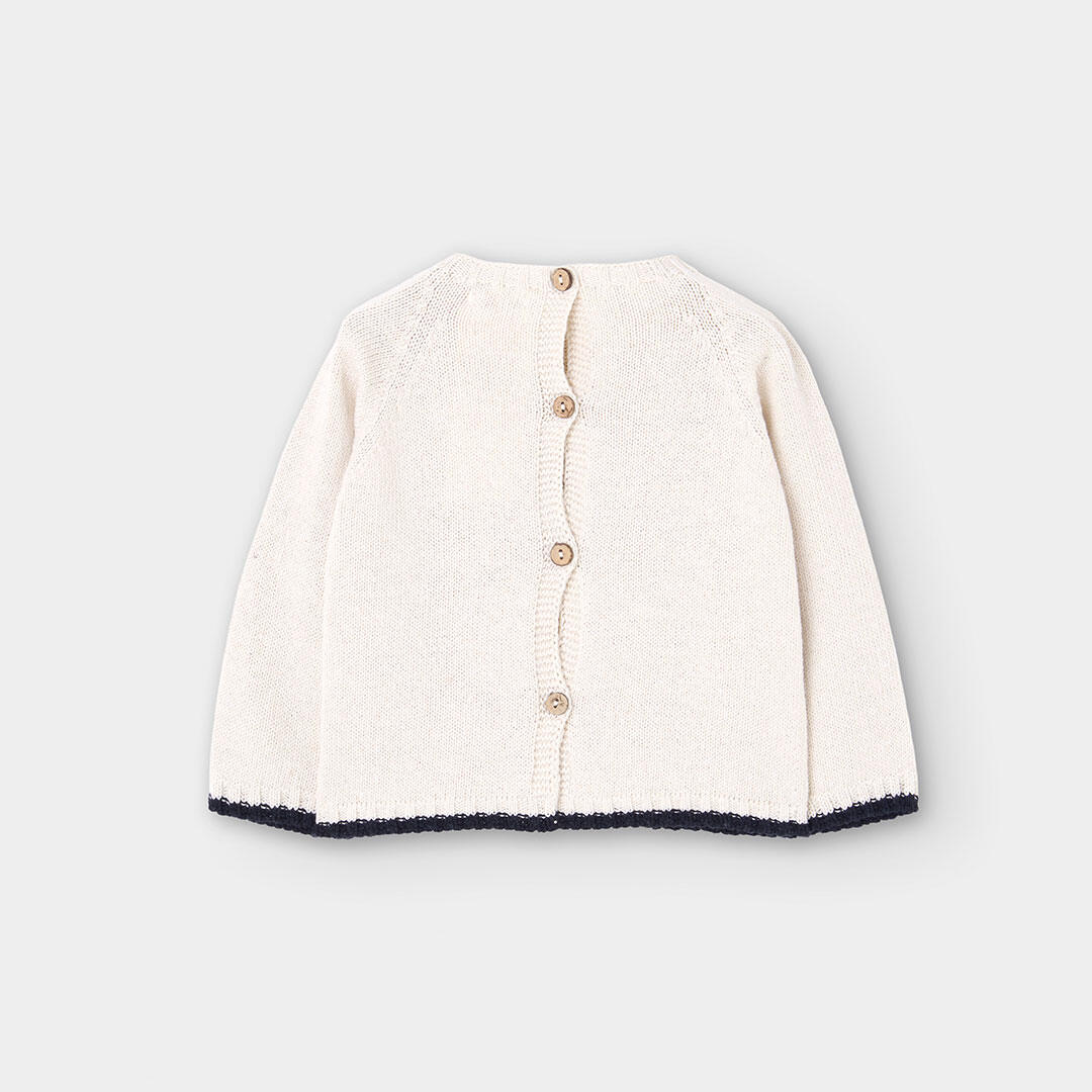 Jerséis de verano de gimnasia bebé boboli blanco 2/4