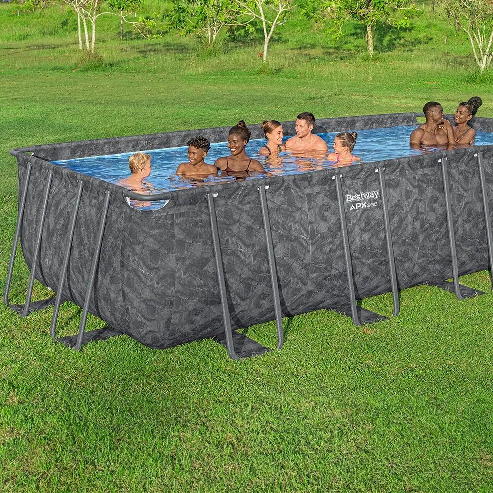 Bestway Piscine hors sol - Rectangulaire - APX 365 - 549 x 274 x 132 cm 8/10
