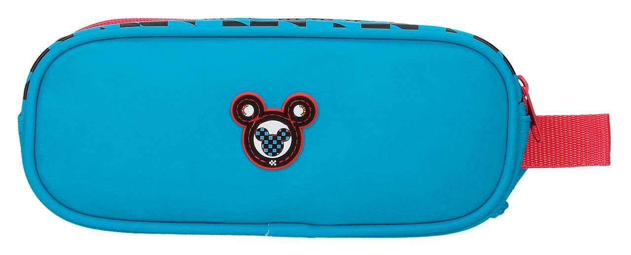 Estojo dois compartimentos Mickey High speed 23x9x7 cm azul 2/5
