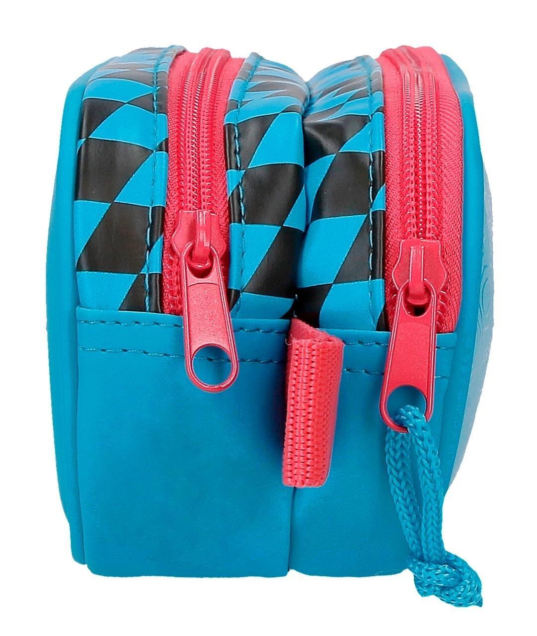 Estojo dois compartimentos Mickey High speed 23x9x7 cm azul 4/5