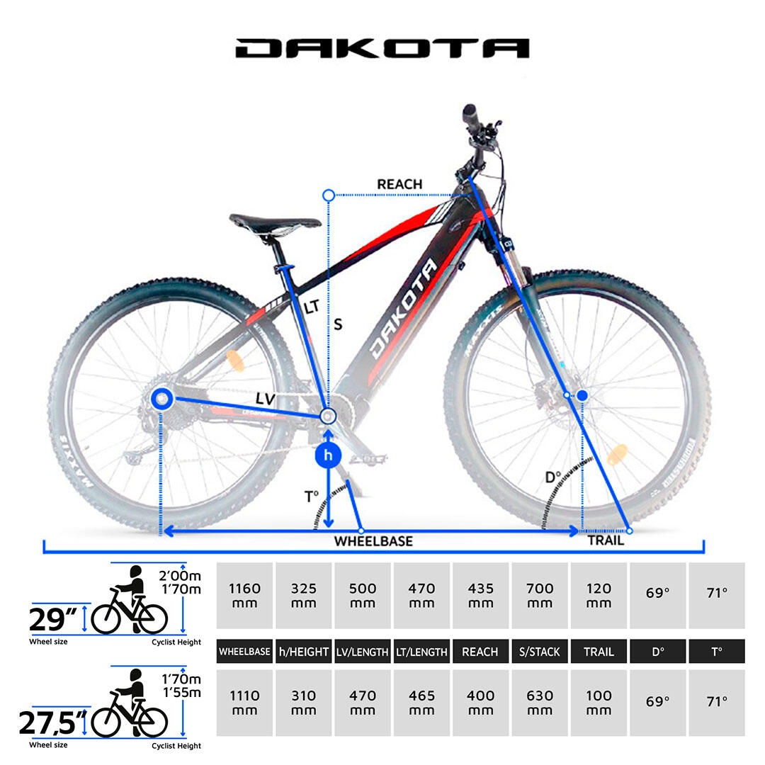 Segunda Vida - Dakota | Ebike Montaña | Hasta 140KM | 27,5" 5/8