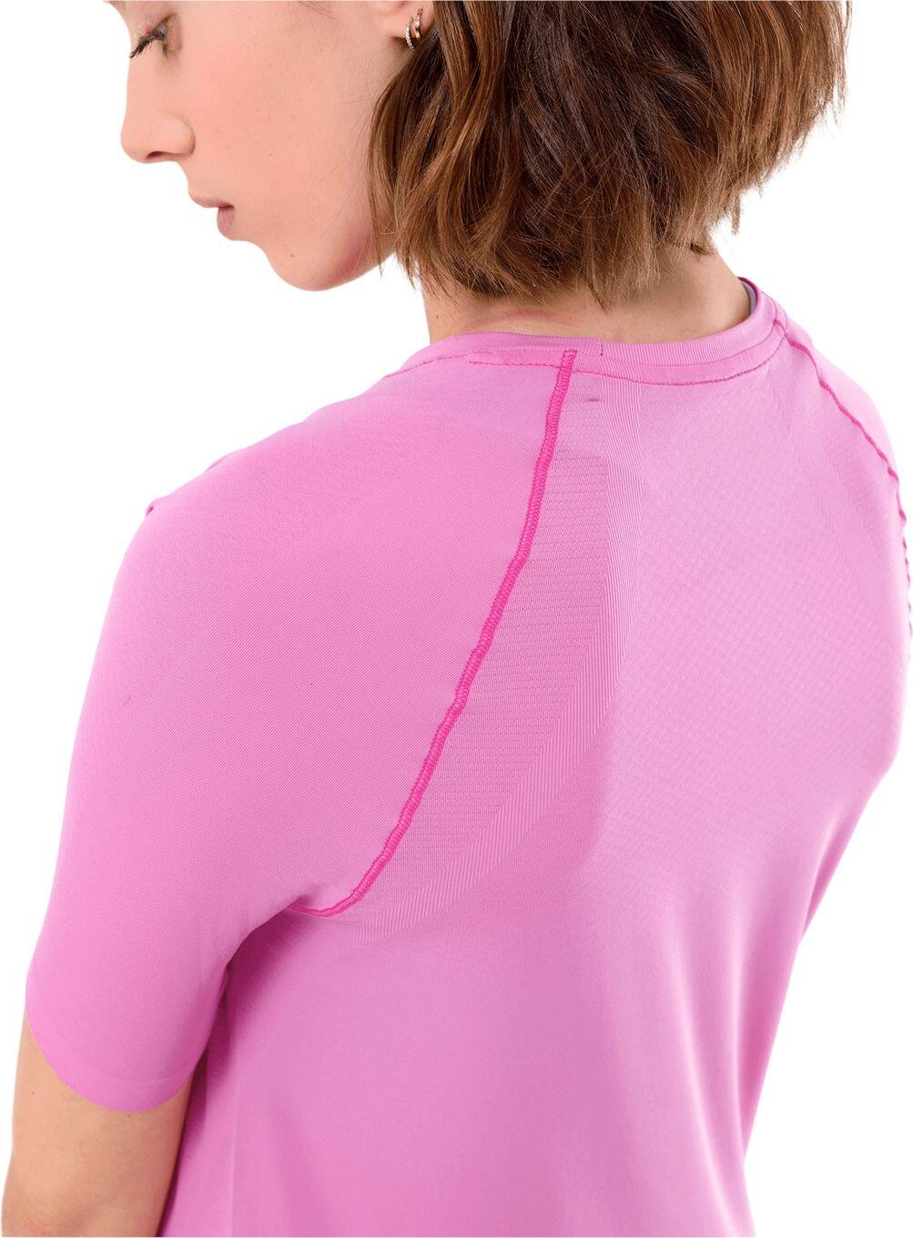 Compressport Trail Racing Kurzarm-Shirt für Damen, rosa 4/6