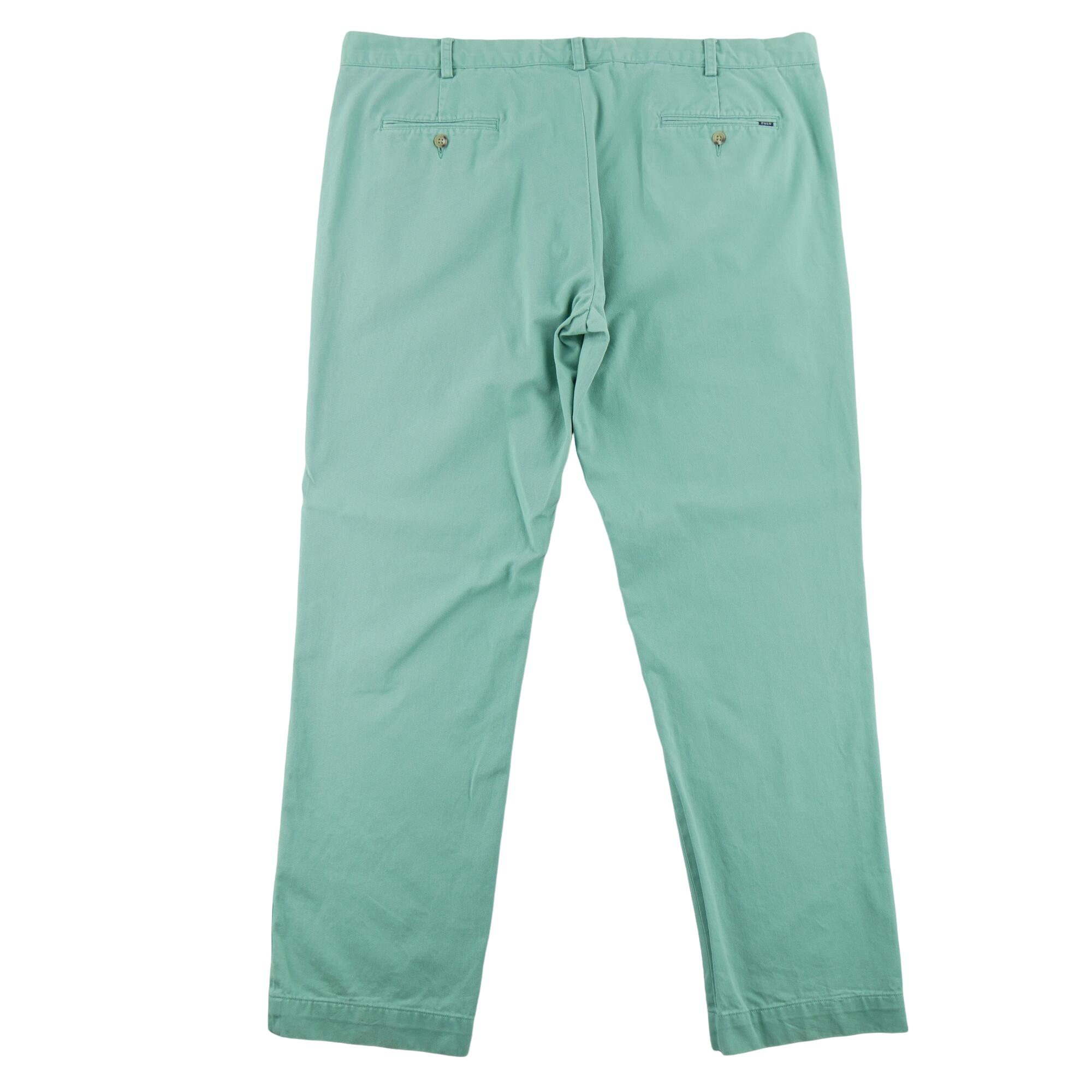 Calça masculina Polo Ralph Lauren slim 30/32 verde 2/7
