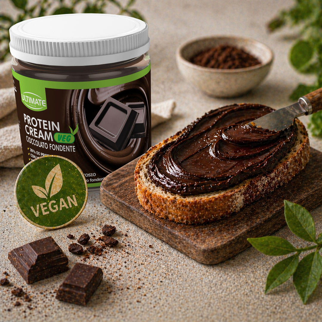 Alimento - PROTEIN CREAM VEG CIOCCOLATO FONDENTE  - 250g 7/7