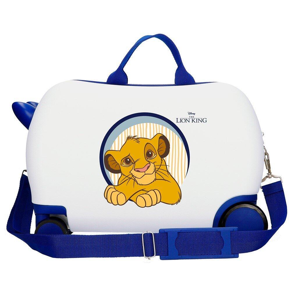 Valise enfant Le Roi Lion Hakuna Matata ABS avec une capacité de 24L blanc 2/5