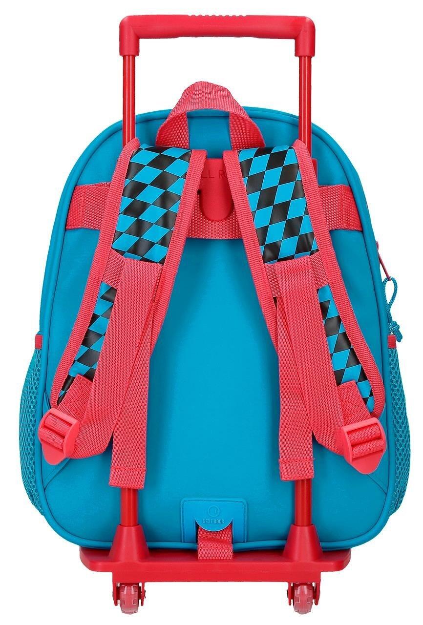 Zaino scolastico con trolley Mickey High speed 27x33x11 cm blu 2/5