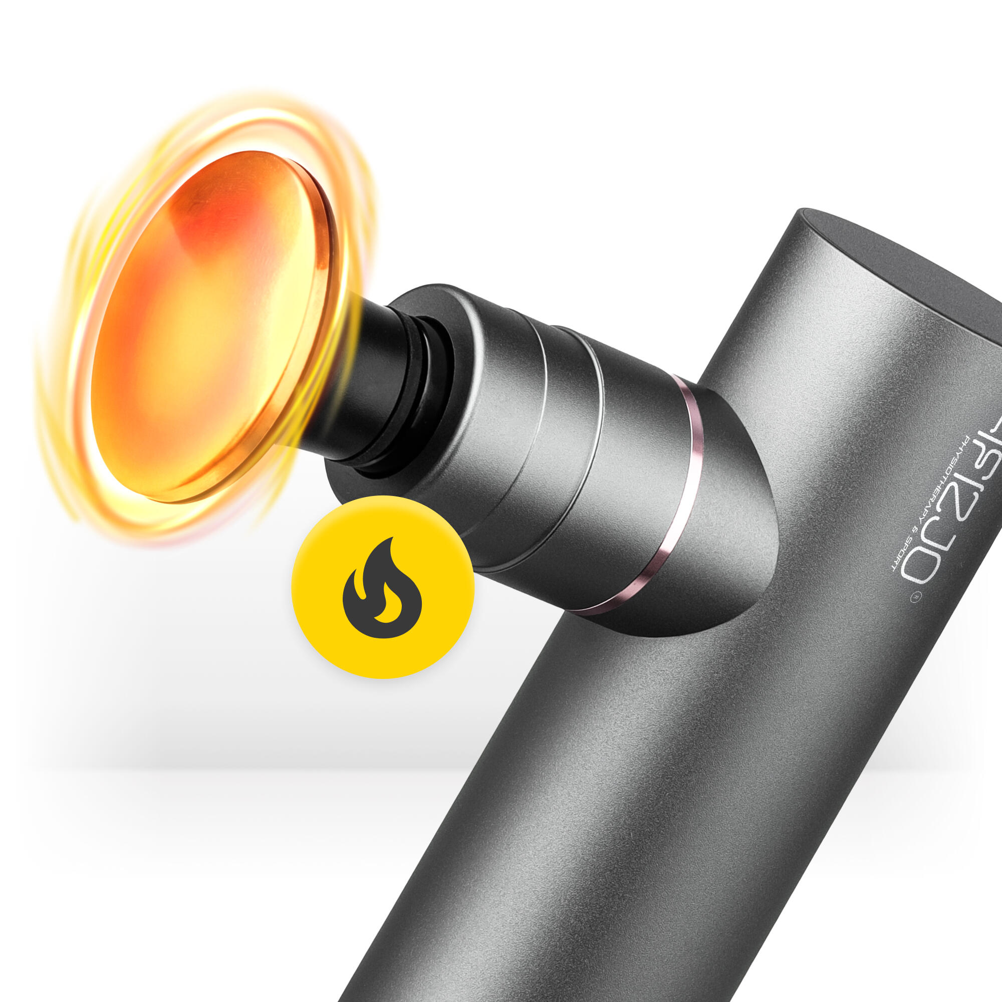 Masażer ręczny powięziowy HEAT & GO MINI podgrzewana końcówka 50W etui 4FIZJO 10/15