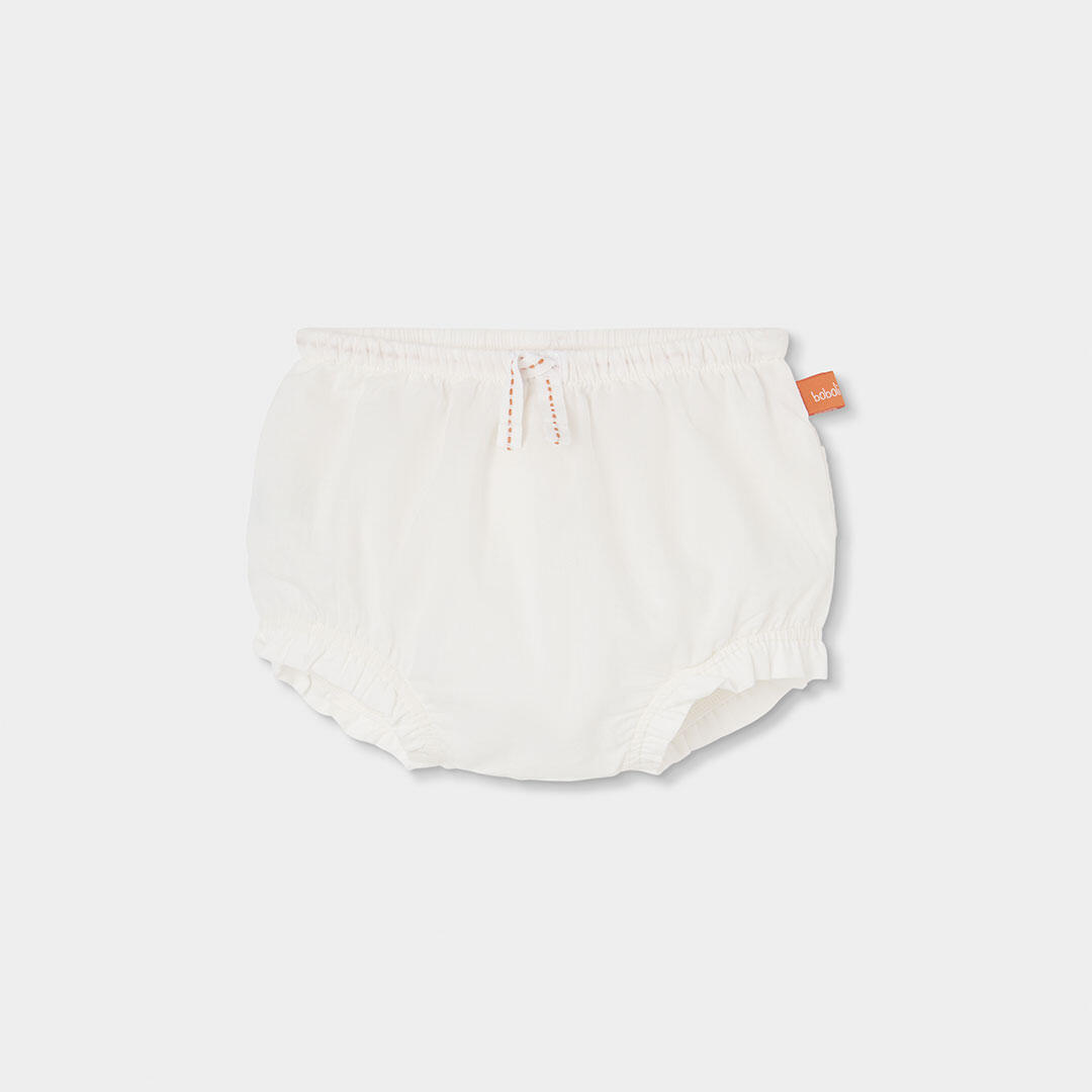 Conjuntos de verano de gimnasia bebé niña boboli blanco 4/7