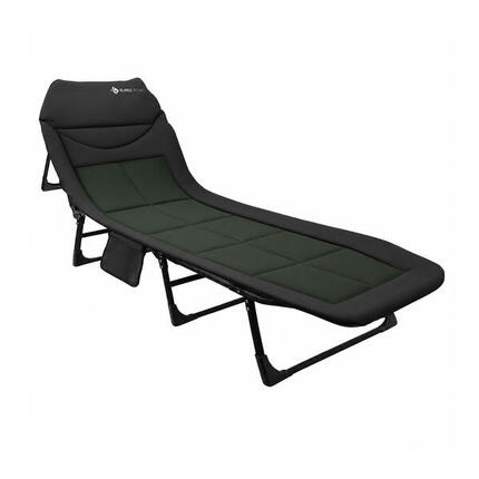 Bedchair carpe réglable 8 pieds 195x65cm vert