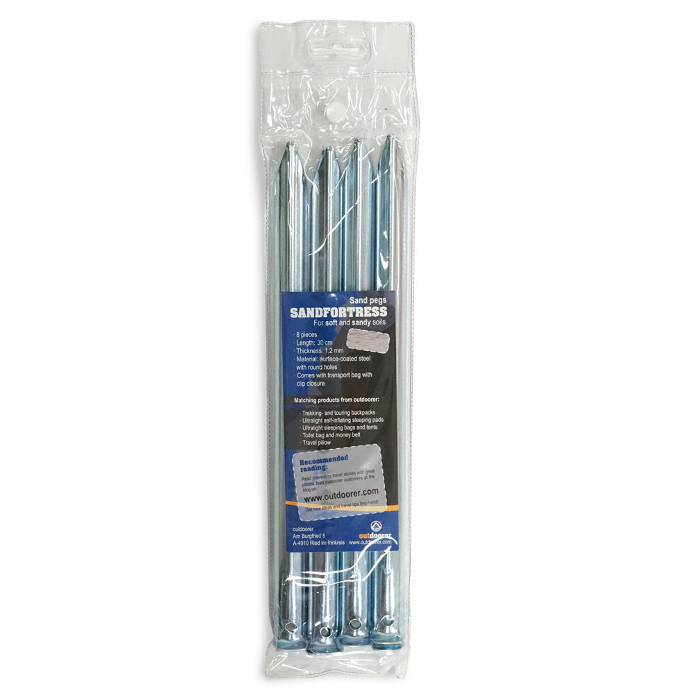 Sandheringe Sandfortress - Zeltheringe, Stahl verzinkt, V-Profil,
30cm, 8er Pack 6/7