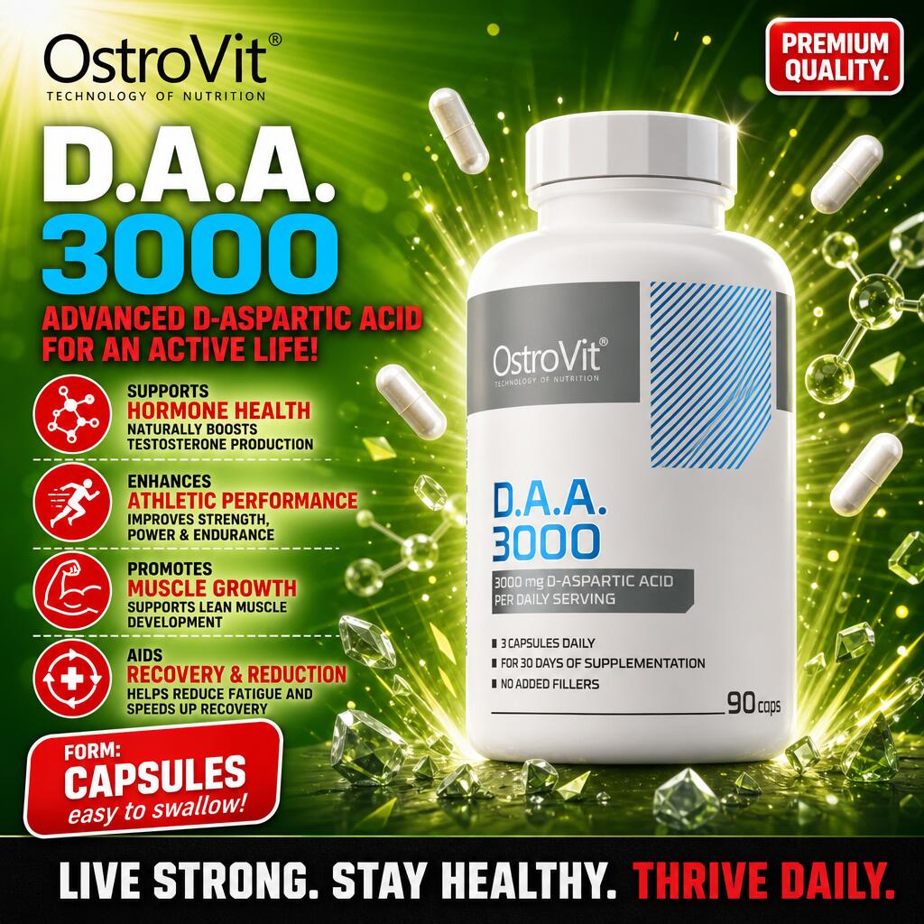 OstroVit D.A.A. 3000mg 90 Caps