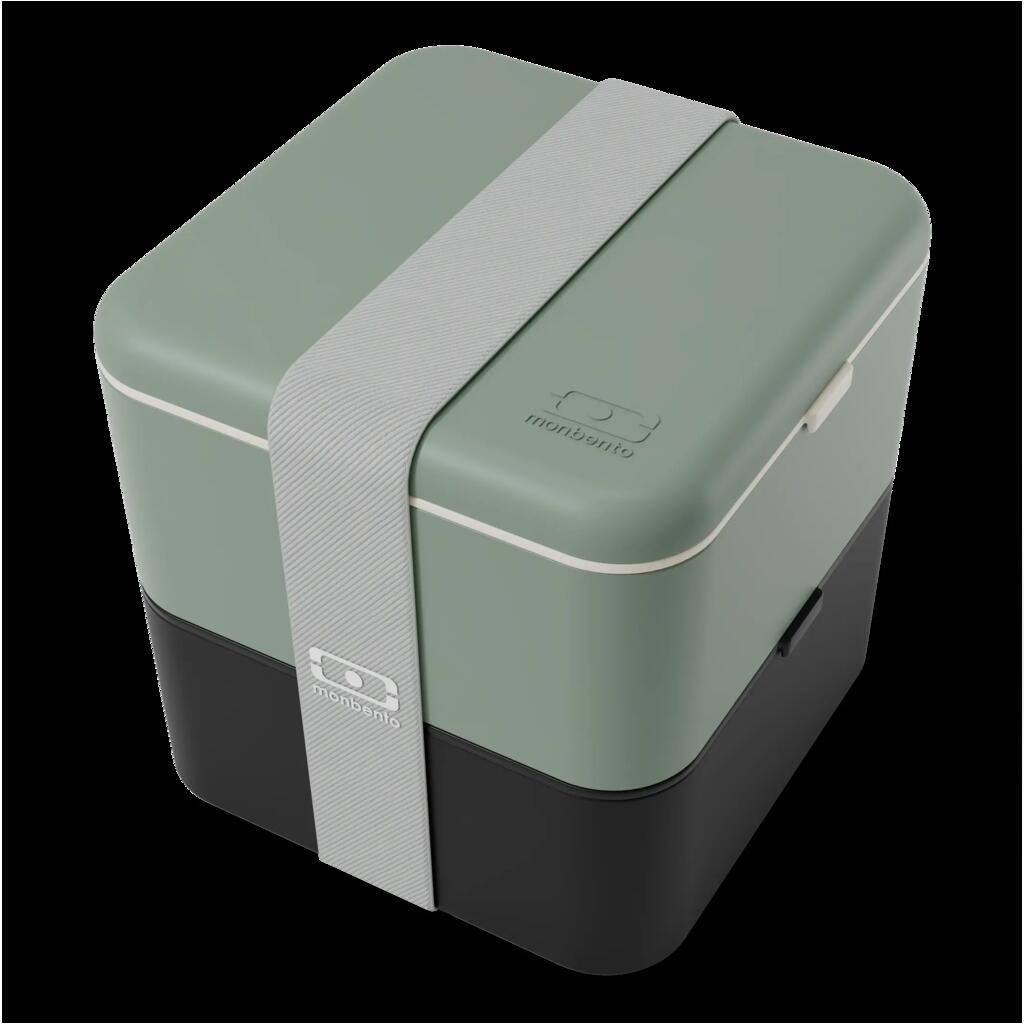 Lunch box 2x850ml - 1.7L|Adult|Office, picnic|Made in France|Square