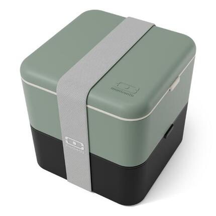 Lunchbox 2x850ml - 1,7L|Volwassenen|Kantoor, picknick|Made in France|Square