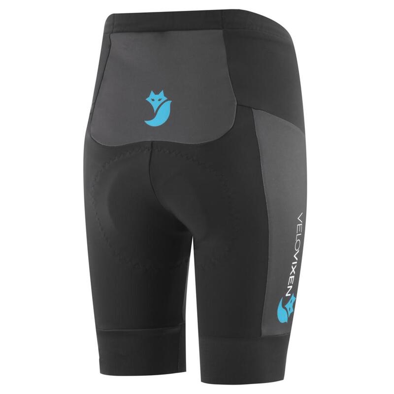 VeloVixen Bibless Shorts - Black/Teal