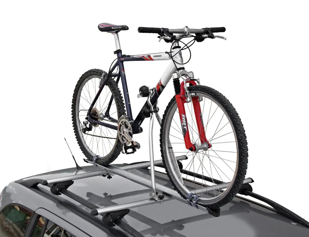 Porte-vélo de toit Menabo Huggy Lock – pour 1 vélo, charge 15 kg, verrouillable 5/7