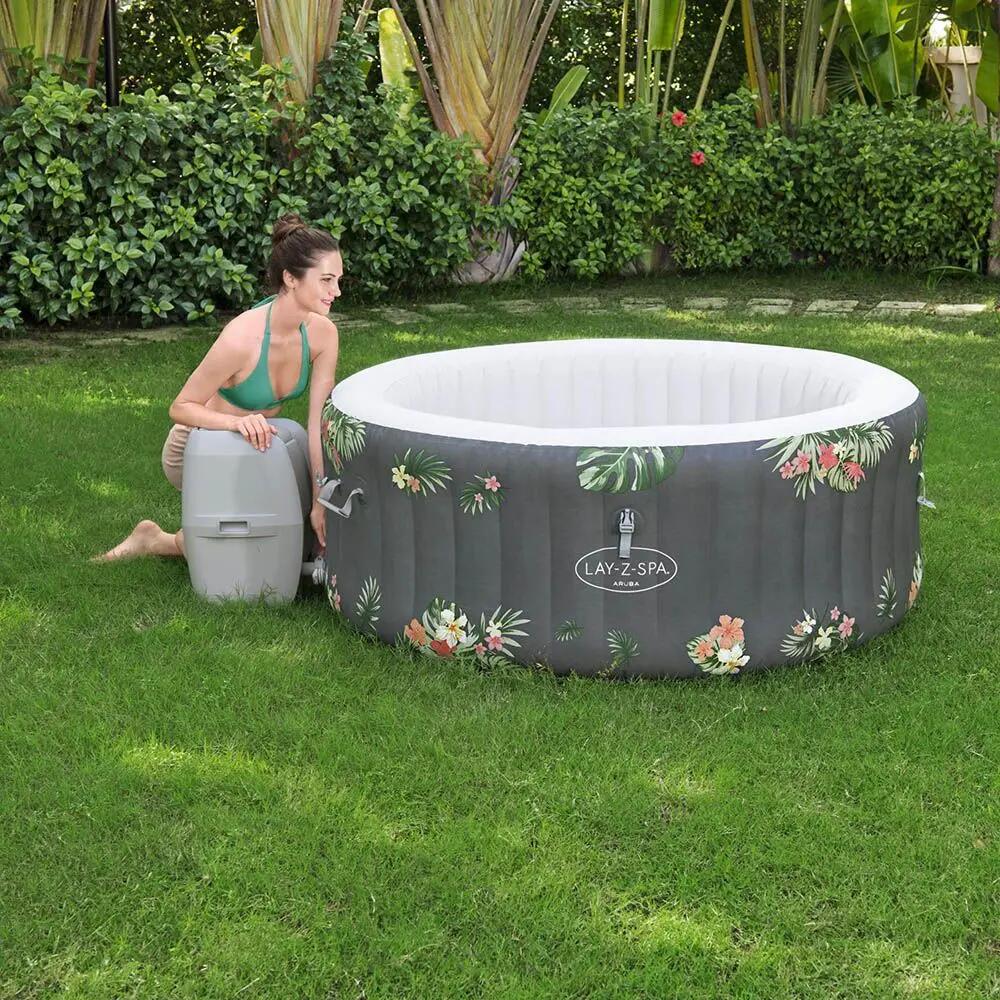Bestway Spa gonflable rond Lay-Z-Spa Aruba AirJet 2-3 personnes 9/10