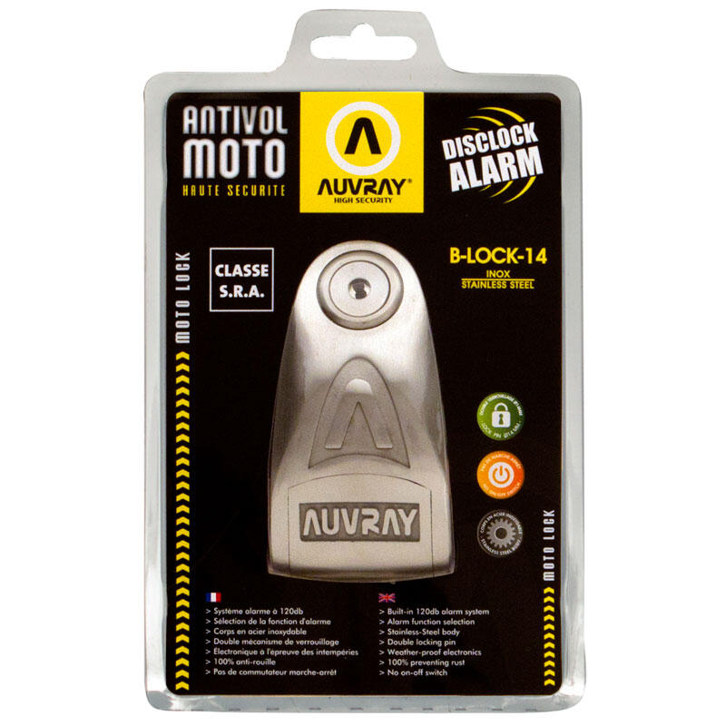 ANTIVOL SRA BLOC DISQUE ALARME BLOC14 INOX 2/3