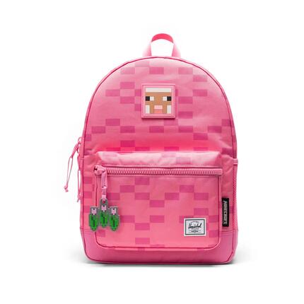 Sac à dos en matières recyclées MINECRAFT HERITAGE KIDS 20 L unisex rose clair