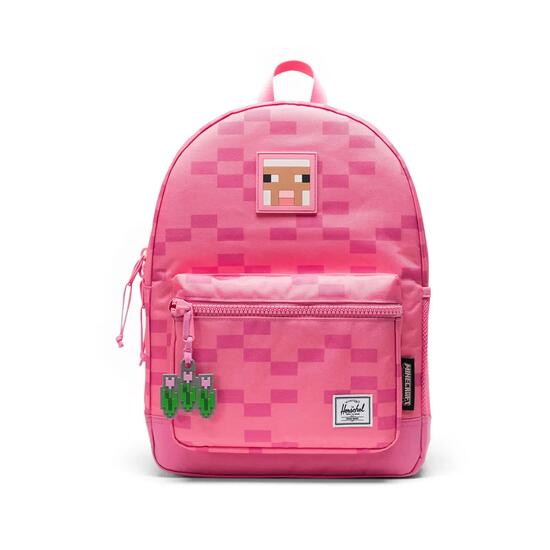 Sac à dos en matières recyclées MINECRAFT HERITAGE KIDS 20 L unisex rose clair
