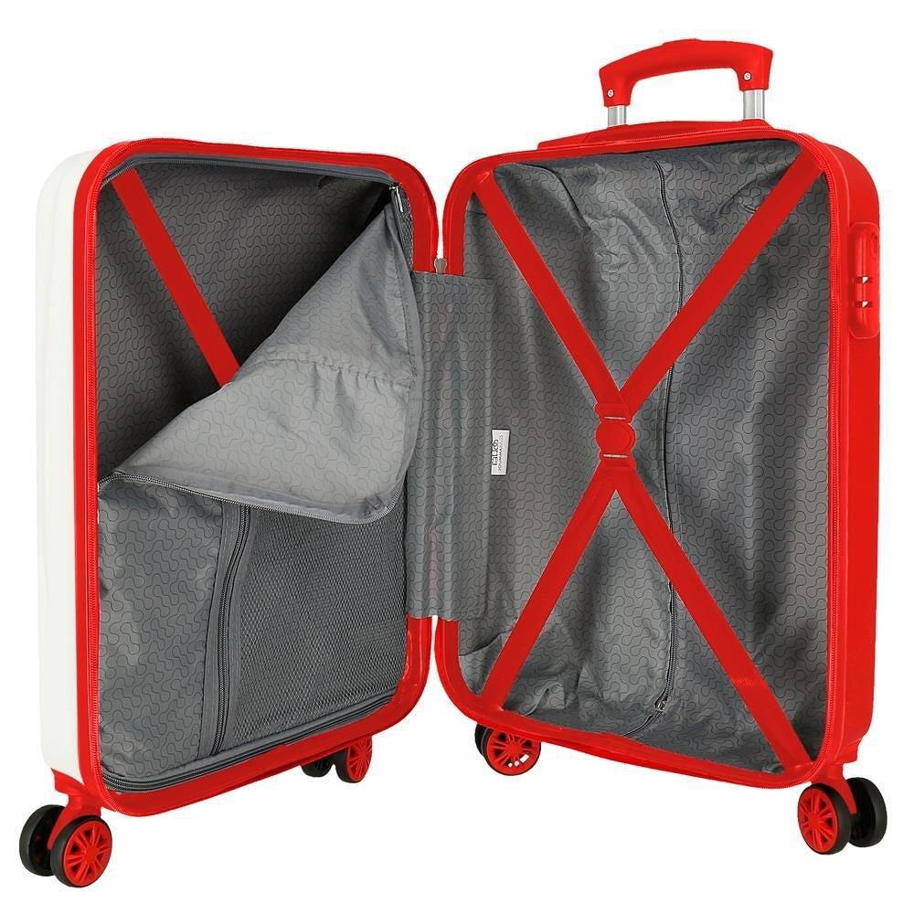 Mala de cabine Vaiana and friends ABS com capacidade de 35L branco 4/5