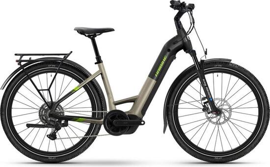 VTC Électrique Haibike Trekking 4 Low Shimano Cues 10V 27.5'' 600Wh Beige/Noir 2
