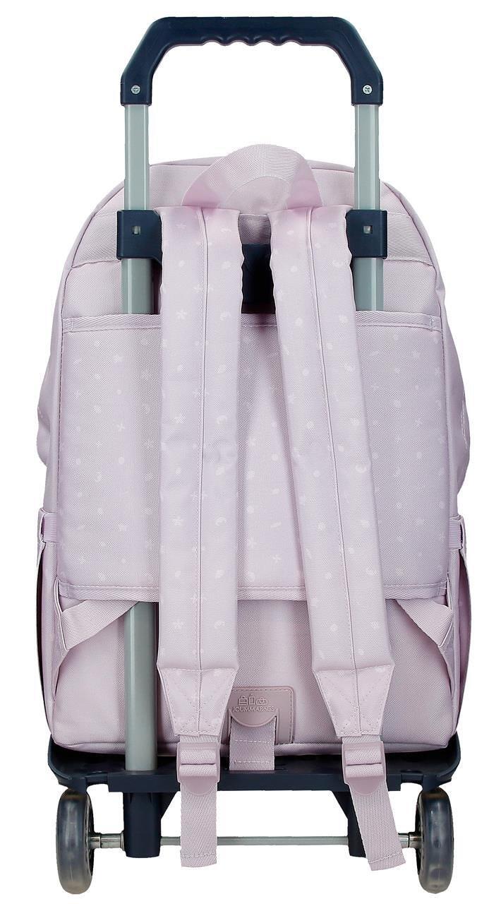 Mochila escolar com carrinho Stitch from Hawaii 32x44x15 cm nude 2/5