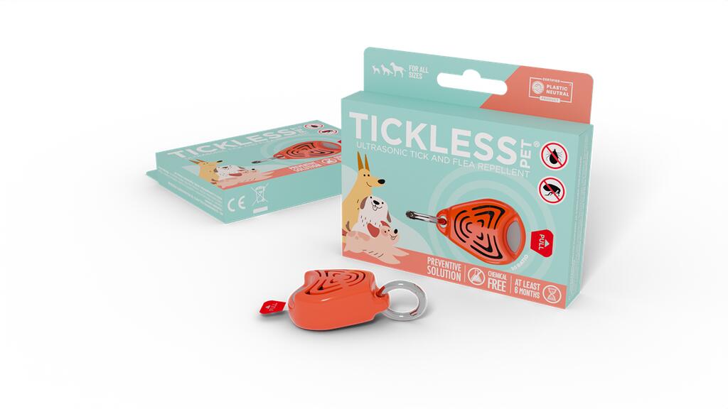 Repellente ultrasuoni anti-zecche e pulci senza chimica per animali Pet 4/5